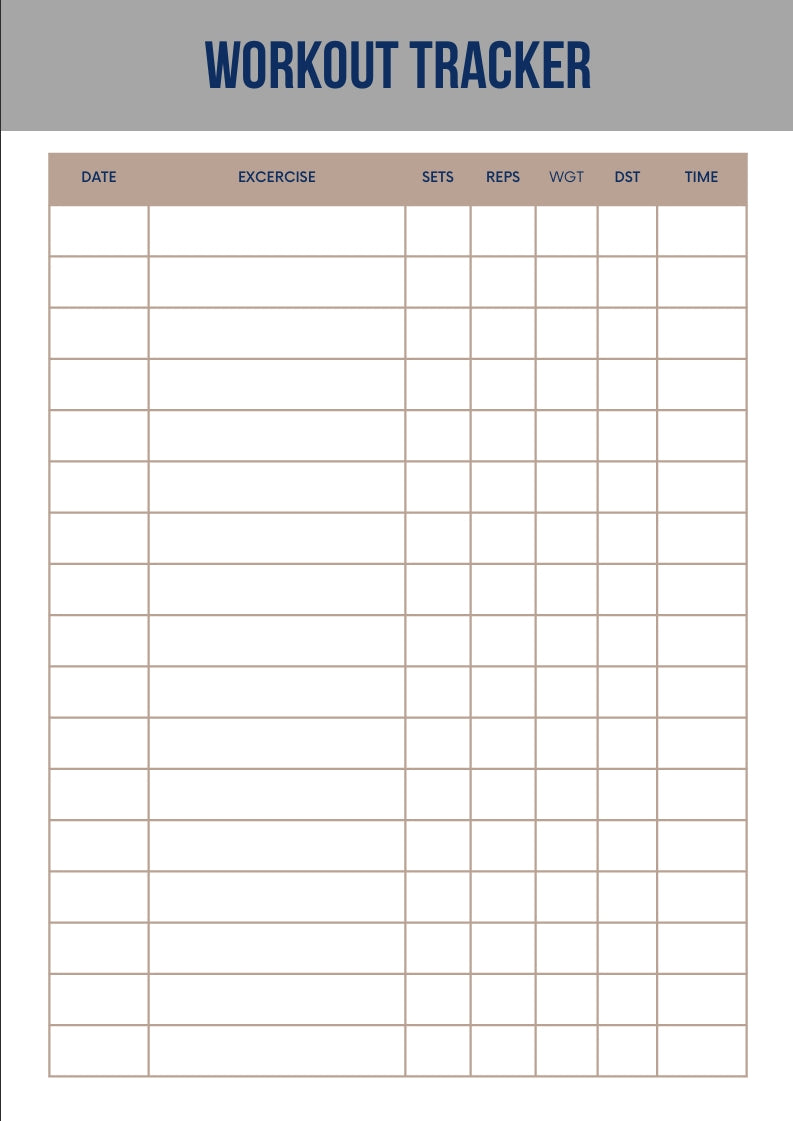 The Ultimate Fitness Planner