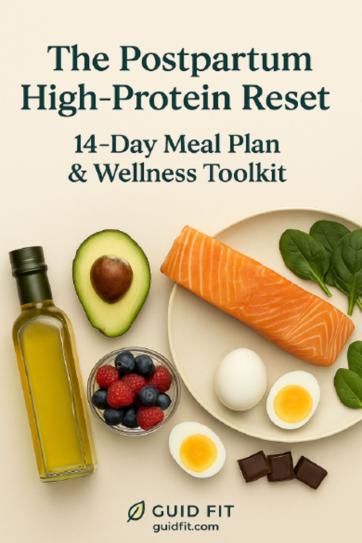 🌿The Postpartum Reset Bundle (eBook + Tracker + 14-Day Meal Plan)