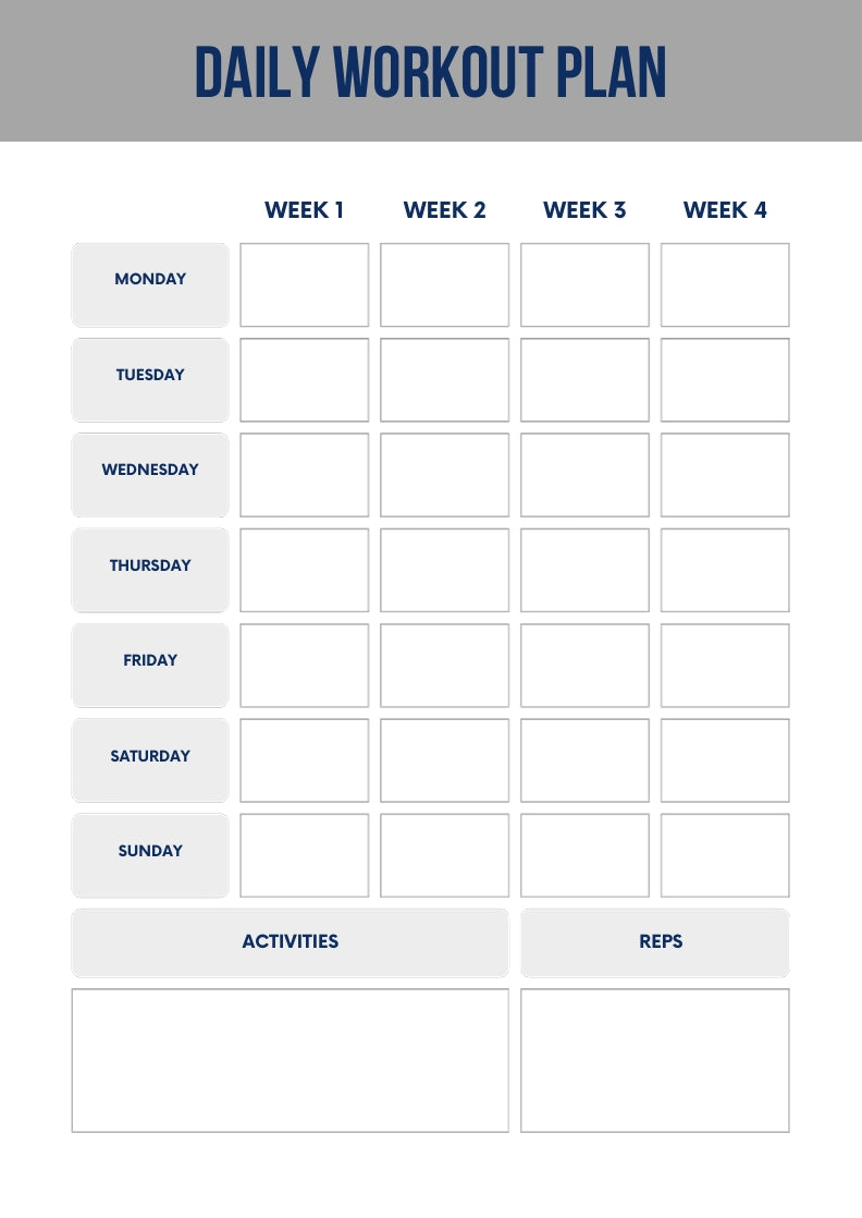 The Ultimate Fitness Planner
