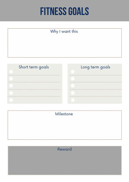 The Ultimate Fitness Planner
