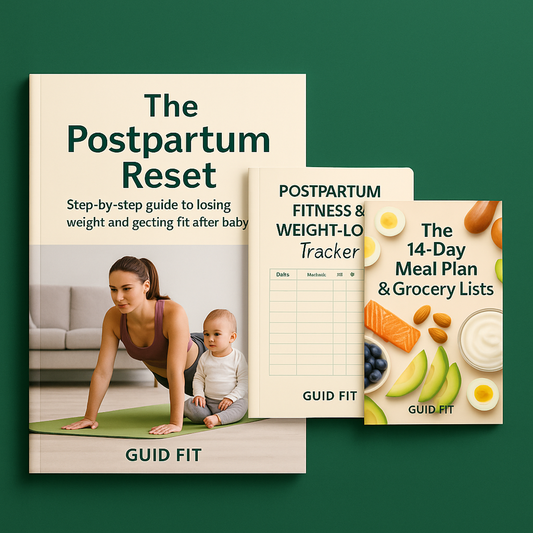 🌿The Postpartum Reset Bundle (eBook + Tracker + 14-Day Meal Plan)