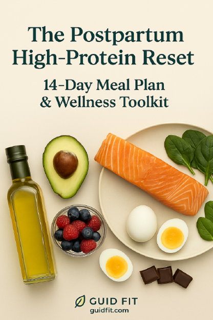 🌿The Postpartum Reset Bundle (eBook + Tracker + 14-Day Meal Plan)