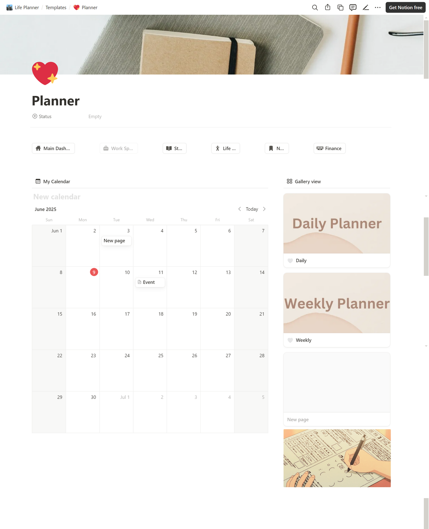 The Ultimate Notion Planner
