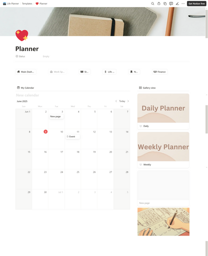 The Ultimate Notion Planner